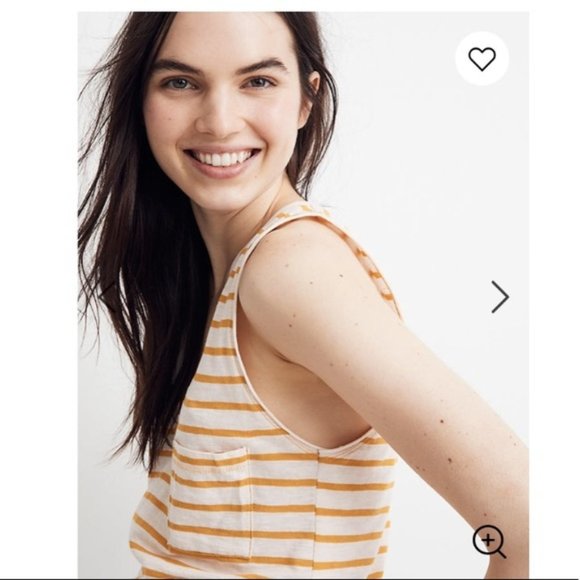 MADEWELL Whisper Cotton V-Neck Tank, NWOT, Sz XL - Picture 2 of 9